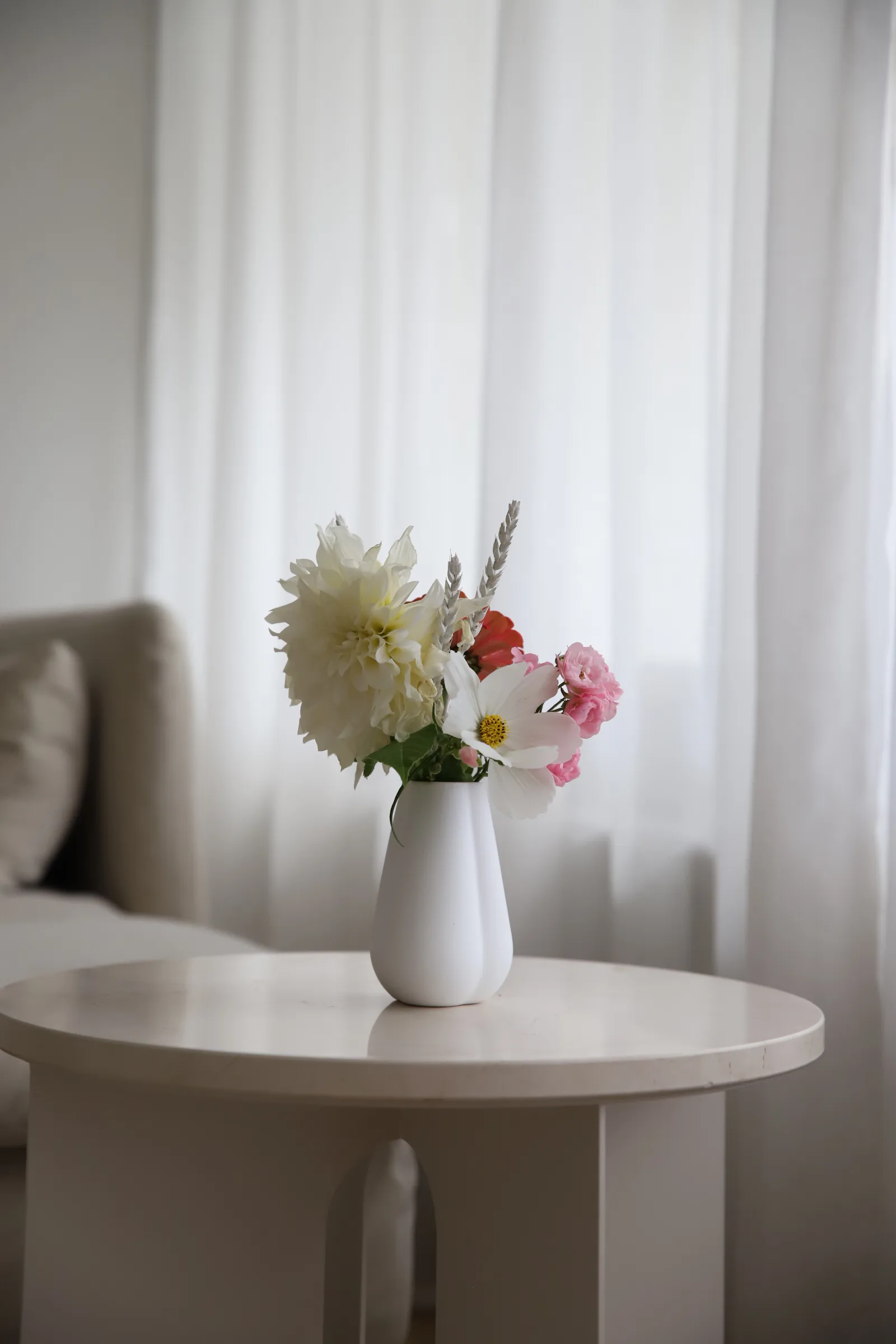 Clover vaas 11 cm, White Cooee Design