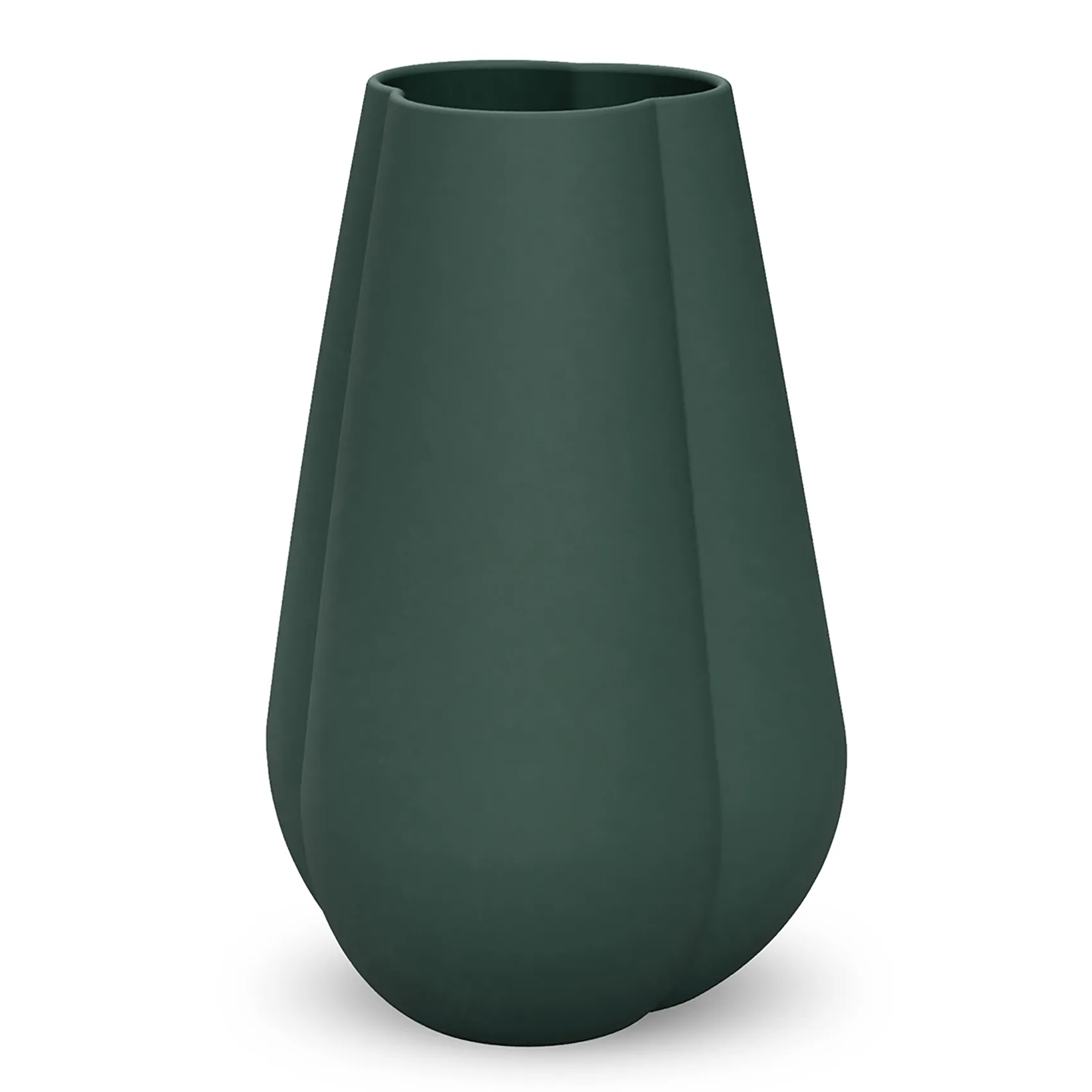 Clover vaas 25 cm, Dark green Cooee Design