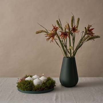 Clover vaas 25 cm - Dark green - Cooee Design