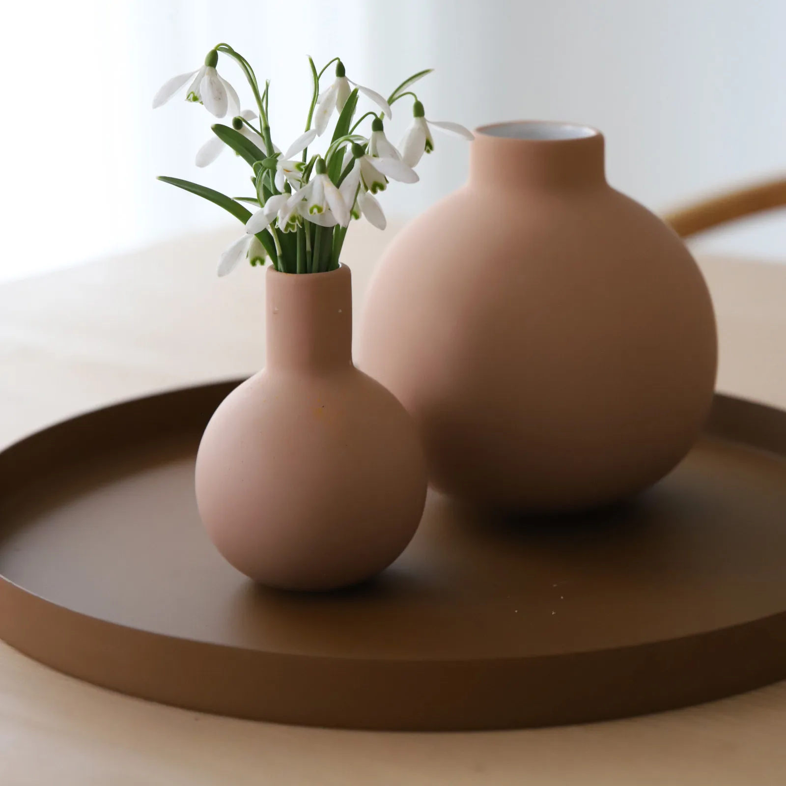 Cooee dienblad 30 cm. rond, Coconut Cooee Design