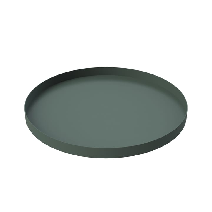 Cooee dienblad 30 cm. rond - dark green (donkergroen) - Cooee Design