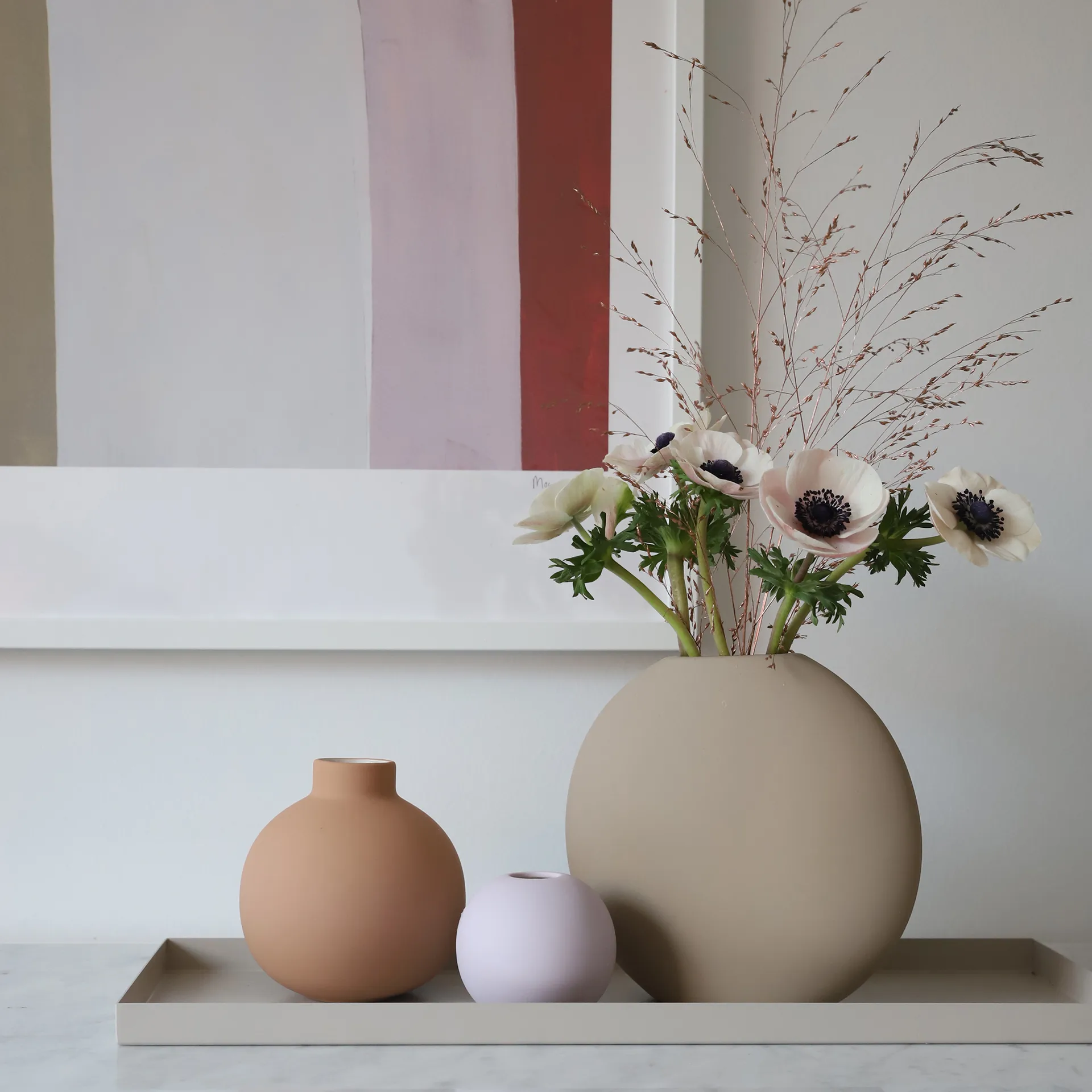 Cooee dienblad 50 cm., sand (beige) Cooee Design