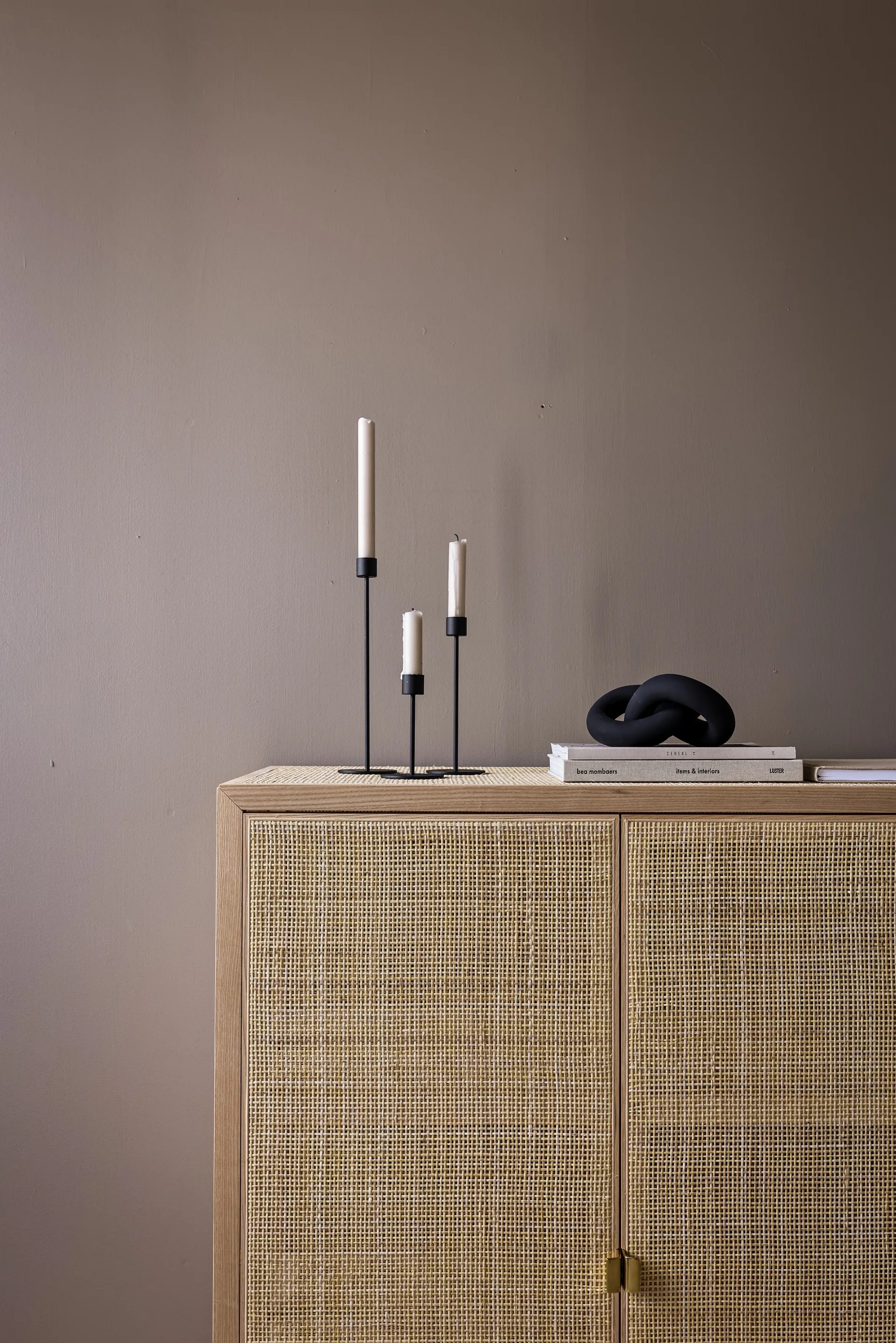 Cooee kandelaar 13 cm, Black Cooee Design