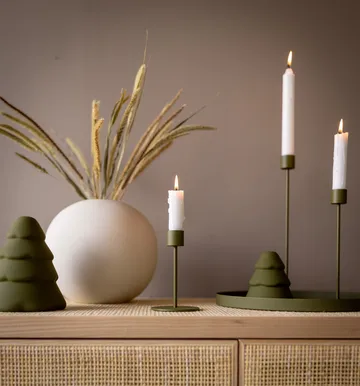 Cooee kandelaar 13 cm - Olive - Cooee Design