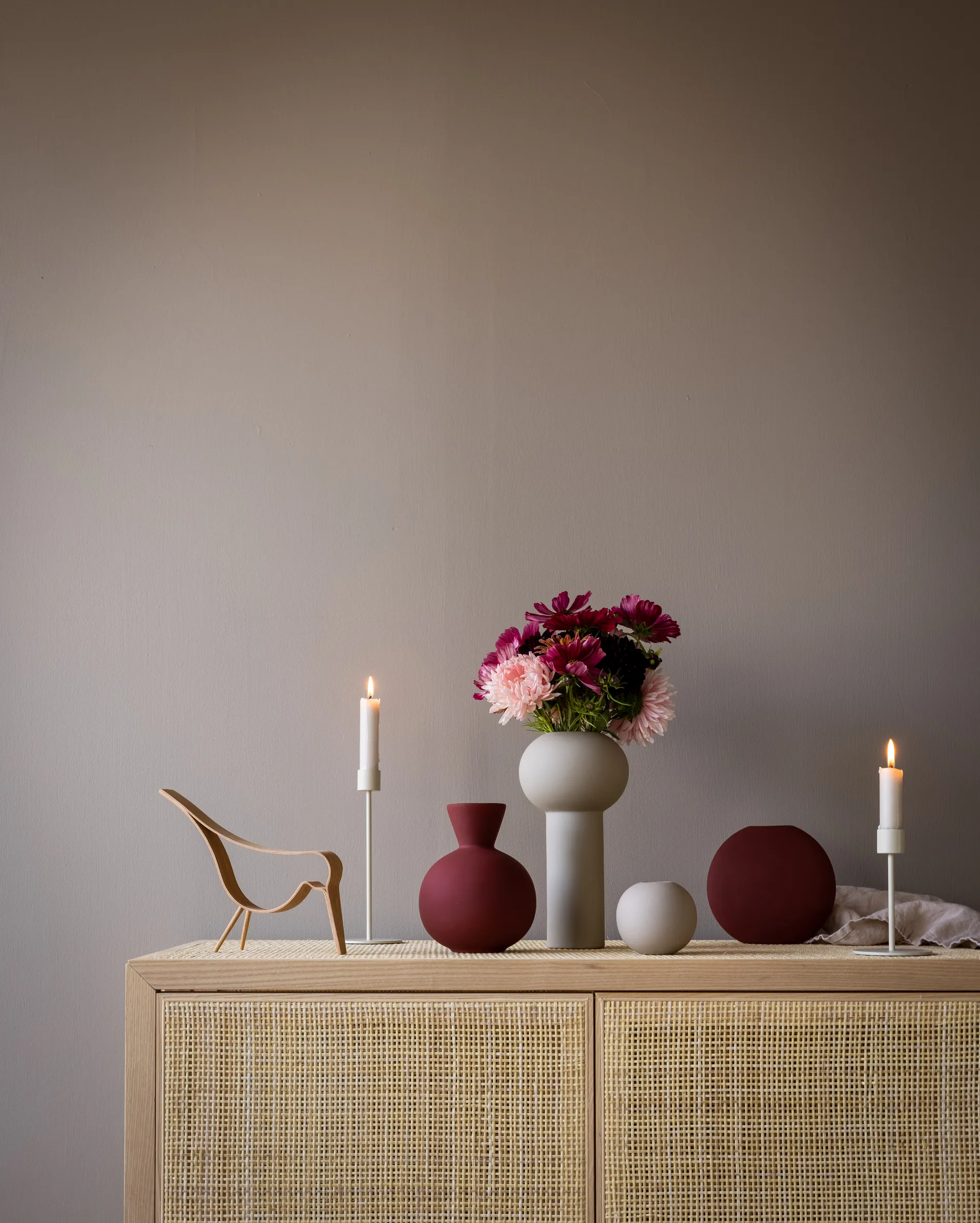 Cooee kandelaar 13 cm, Sand Cooee Design