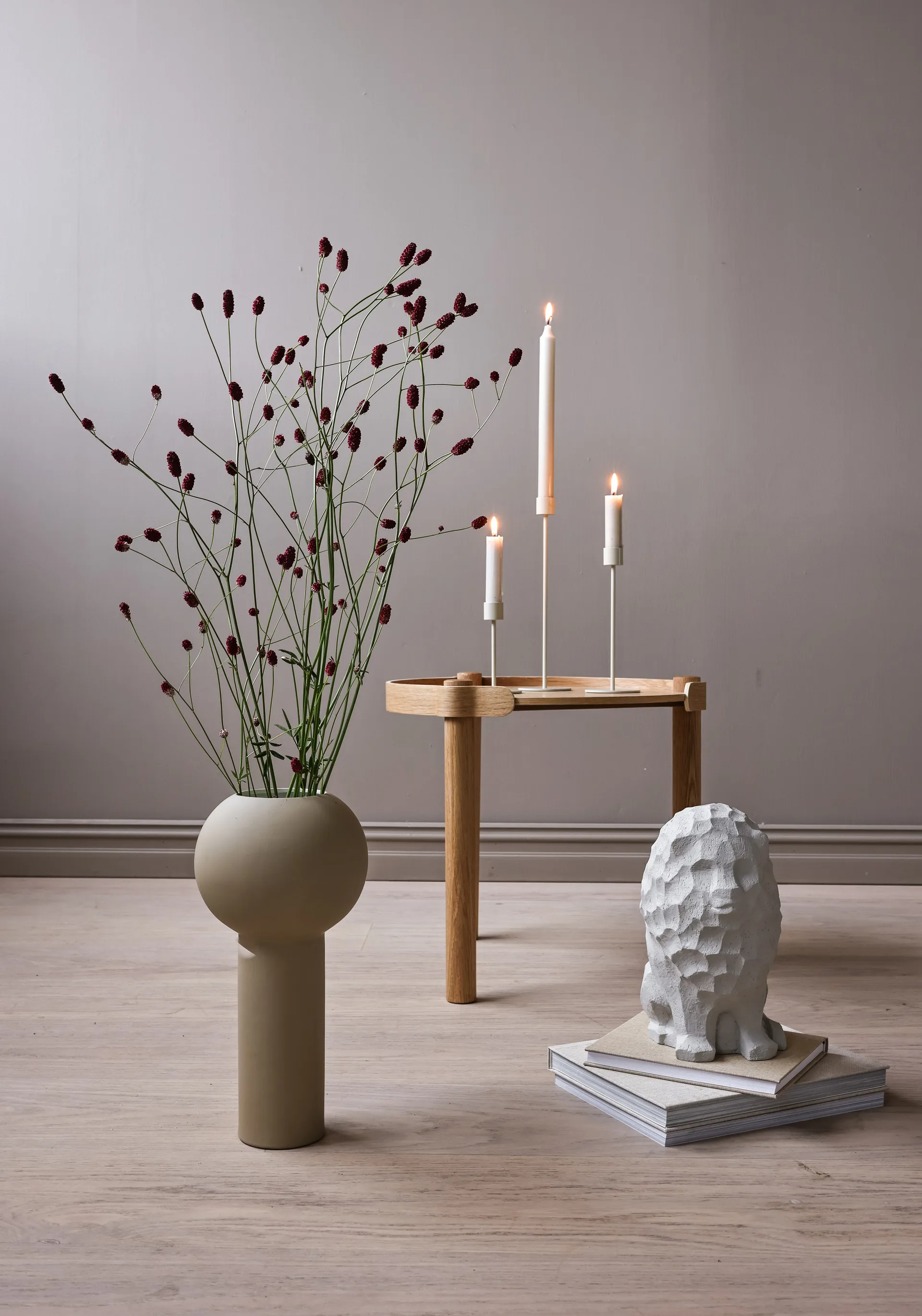 Cooee kandelaar 13 cm, Sand Cooee Design