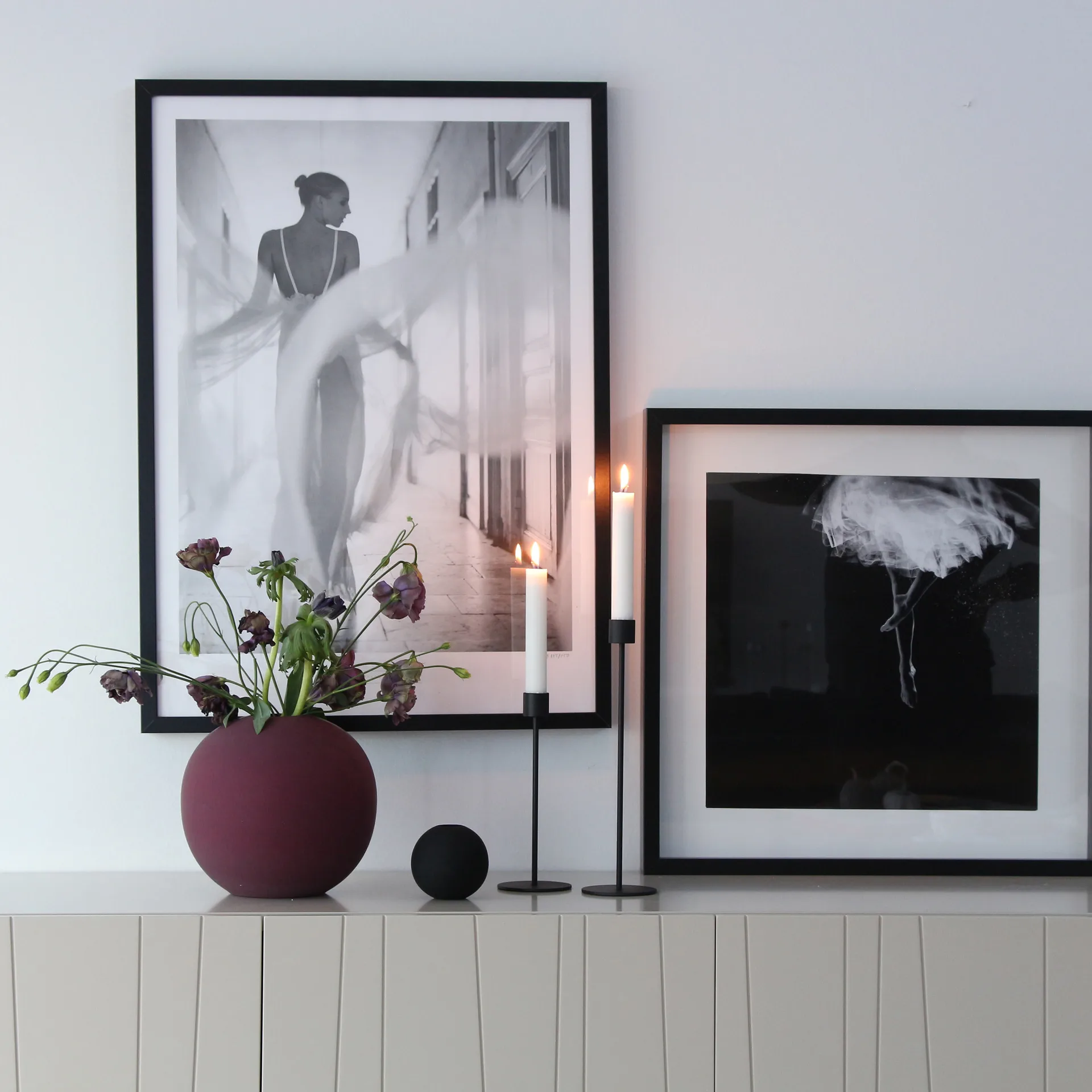 Cooee kandelaar 21 cm., black (zwart) Cooee Design