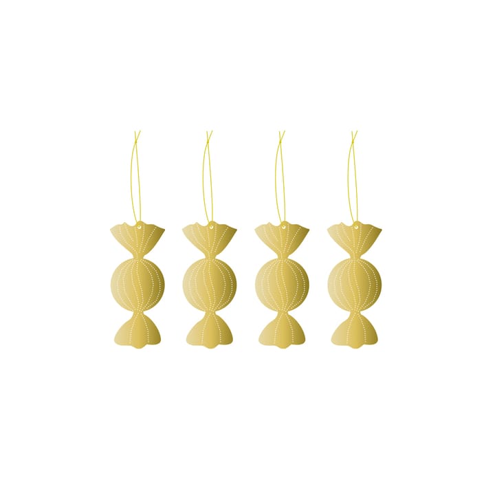 Cooee kersthanger messing 4-pack - Caramel - Cooee Design