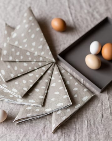 Dots servetten 33x33 cm 20-pack - Sand - Cooee Design
