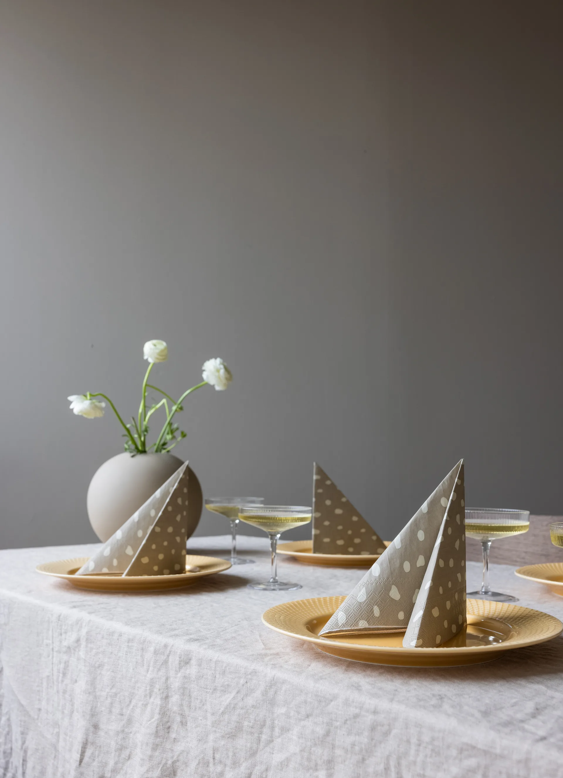 Dots servetten 33x33 cm 20-pack, Sand Cooee Design