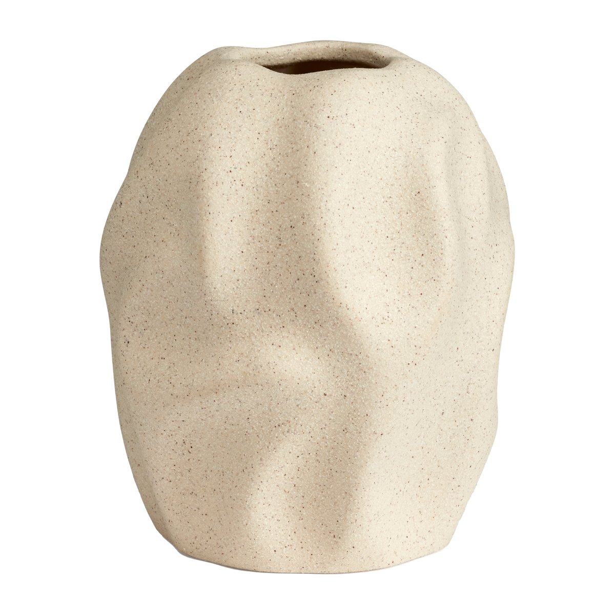 Cooee Design Drift desert vaas 16 cm Linnen | Scandinavisch Interieur | Vazen | Beige