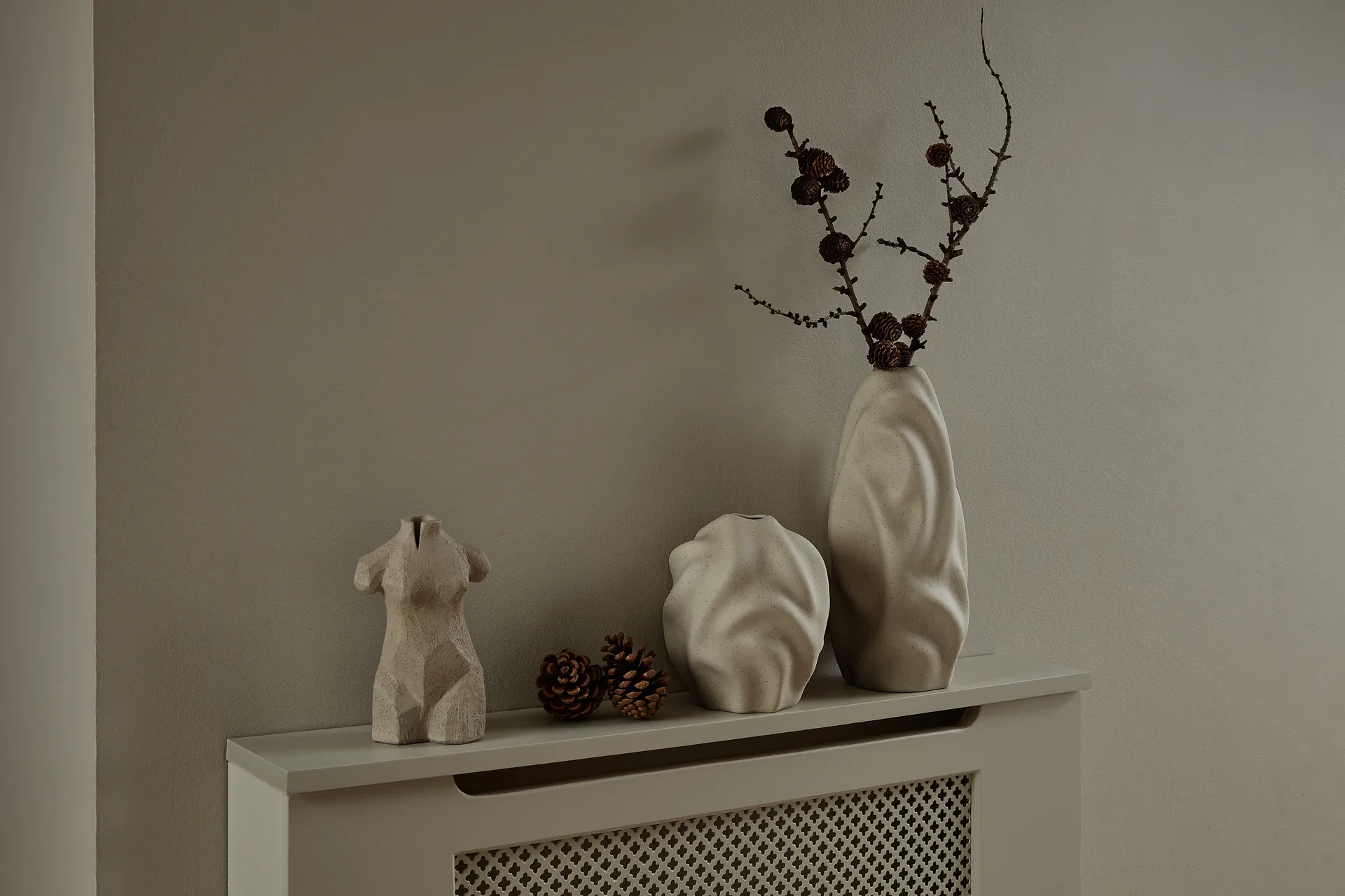 Drift vaas 17 cm, Limestone Cooee Design