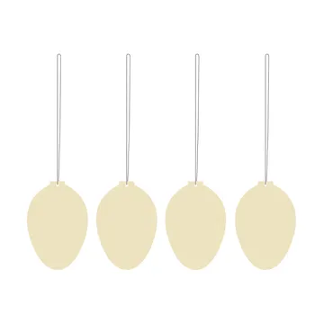 Easter Deco ei paasdecoratie 4-pack - Light yellow - Cooee Design