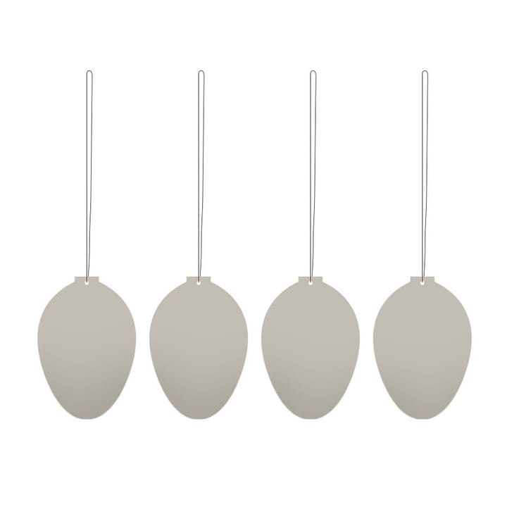 Easter Deco ei paasdecoratie 4-pack - Sand - Cooee Design