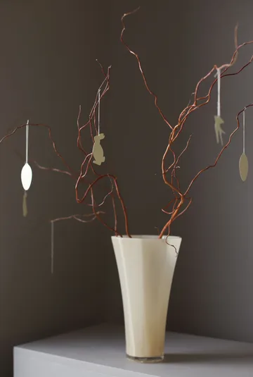 Easter Deco haas paashanger 4-pack - Light yellow - Cooee Design