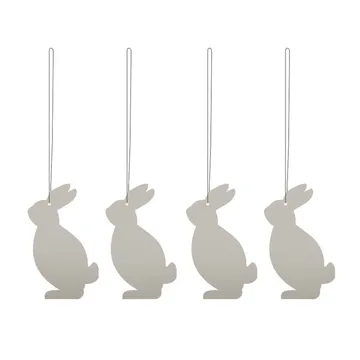 Easter Deco haas paashanger 4-pack - Sand - Cooee Design