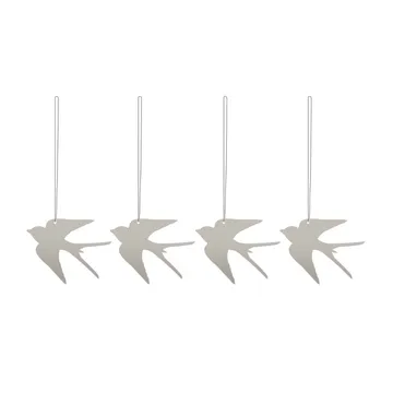 Easter Deco vogel paashanger 4-pack - Sand - Cooee Design