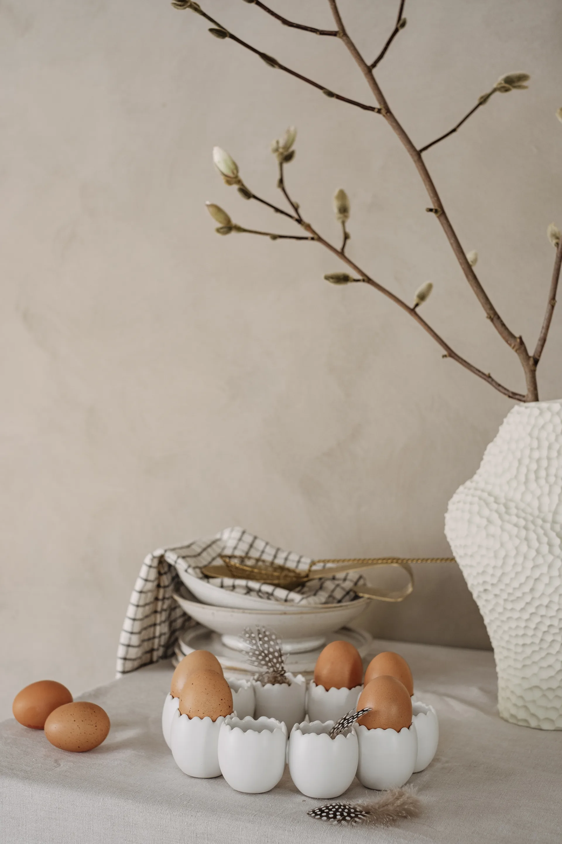 Easter wreath paasdecoratie, White Cooee Design
