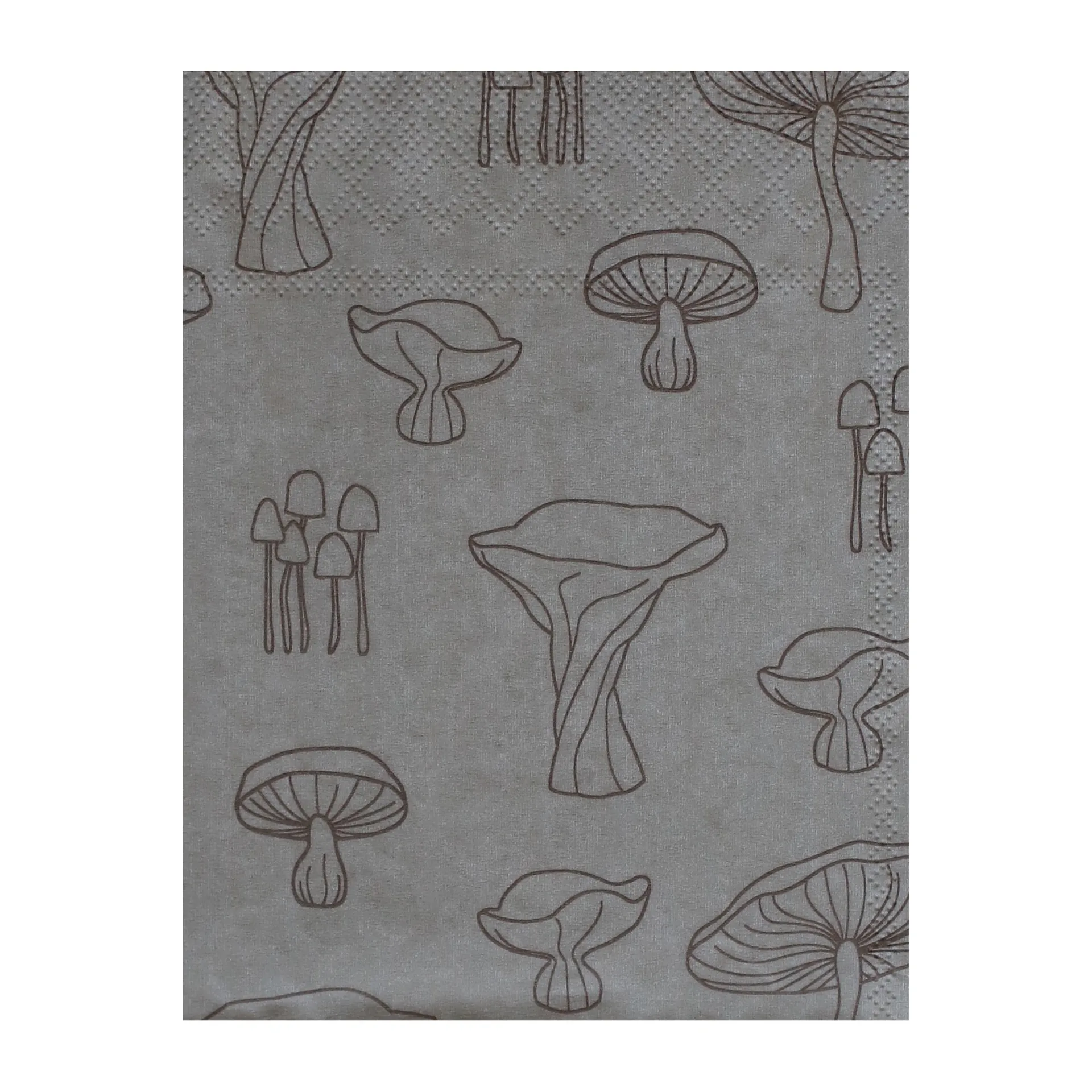 Fungi servet 33x33 cm 20-pack, Sand-hazelnut Cooee Design