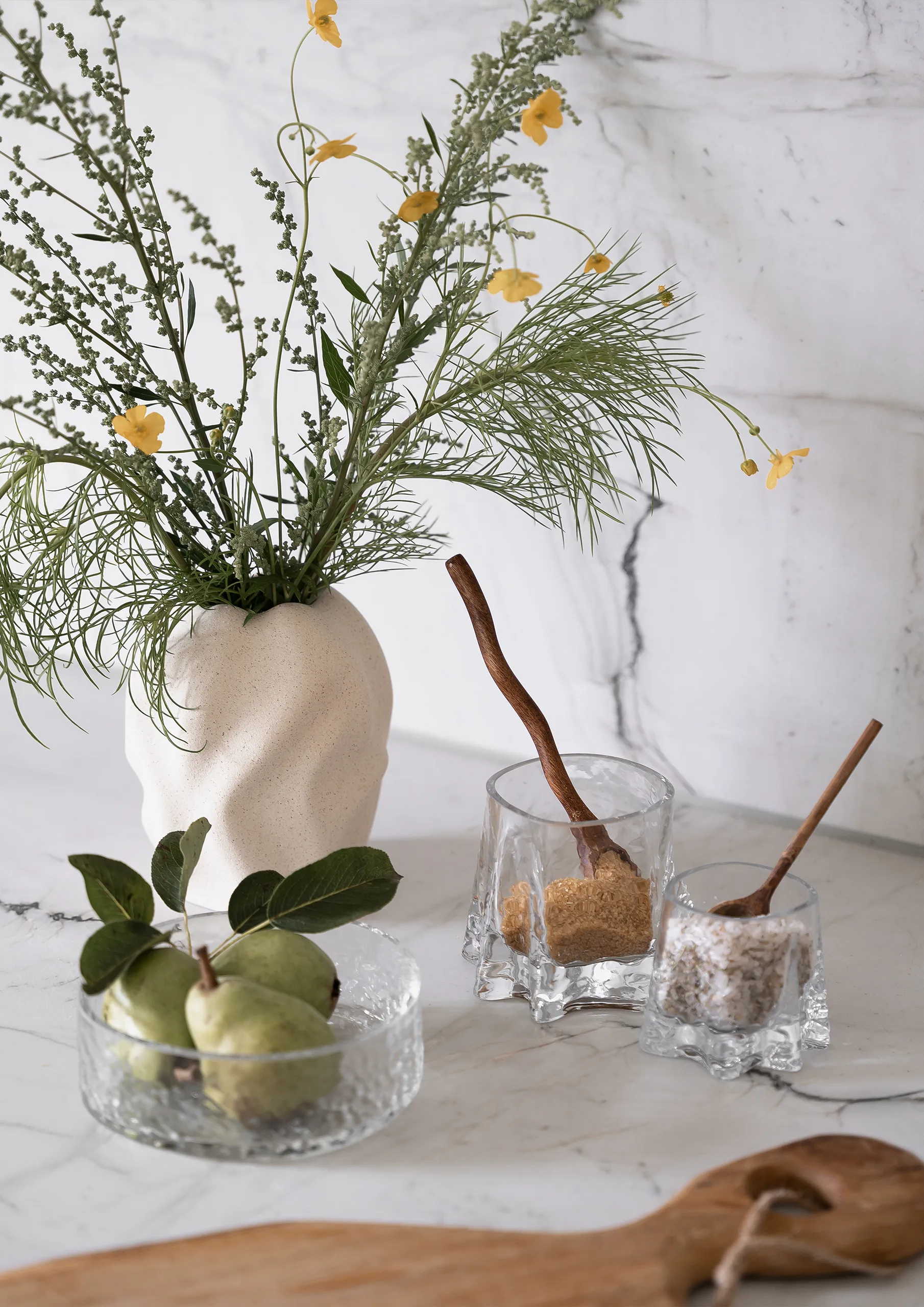 Grijze Kaarsenhouder Ø11 cm, Duidelijk Cooee Design