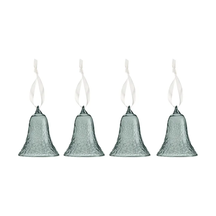 Gry bell klok 8 cm 4-pack - Smoke - Cooee Design