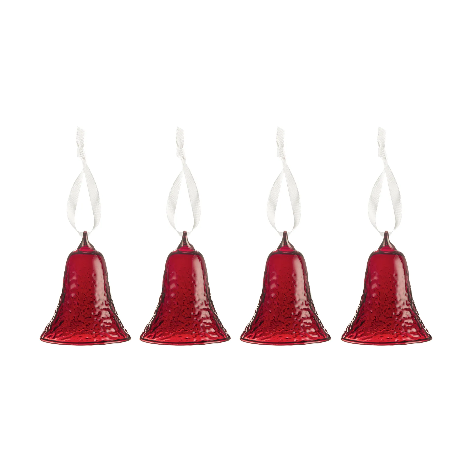 Gry bell klok 8 cm, Dieprood Cooee Design