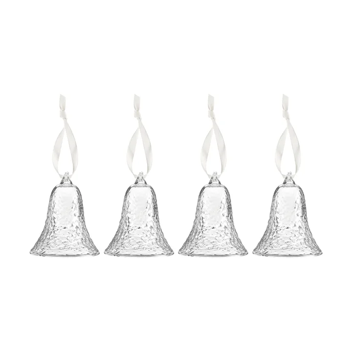 Gry bell klok 8 cm - Helder - Cooee Design