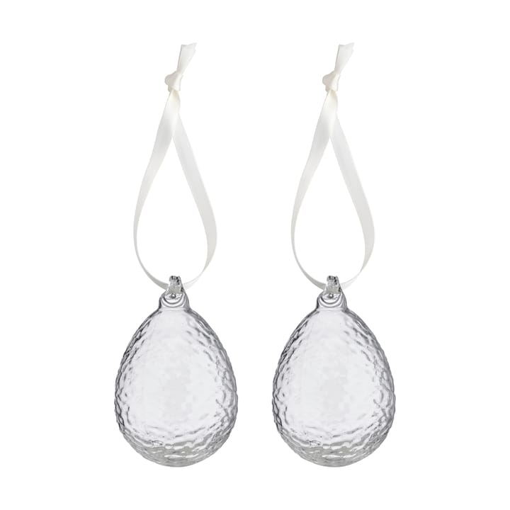 Gry ei paashanger 2-pack - Clear - Cooee Design