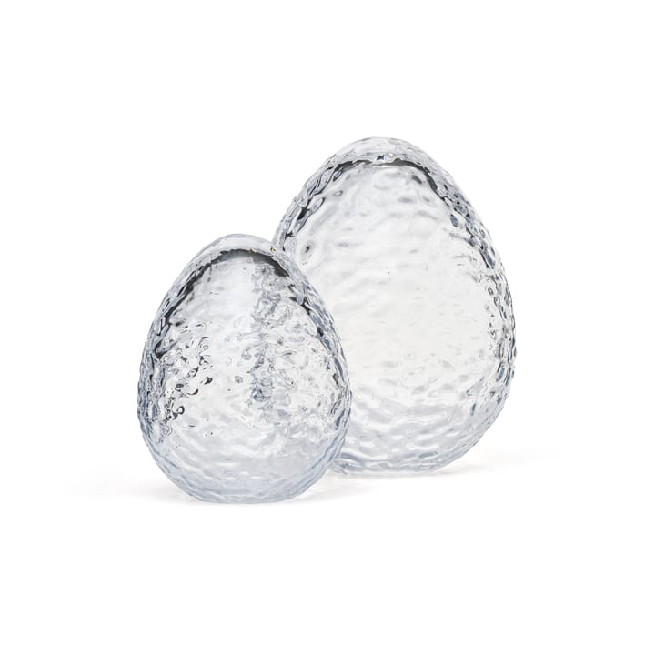 Gry staand ei 12 cm, Clear Cooee Design