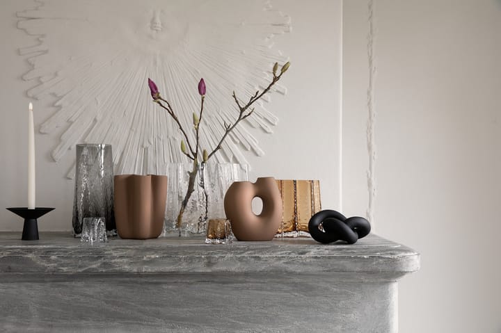 Gry waxinelichtjeshouder Ø8 cm, Cognac Cooee Design