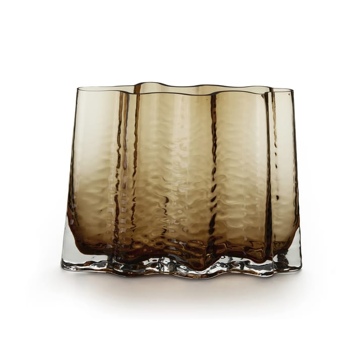 Gry wide vaas 24 cm - Cognac - Cooee Design