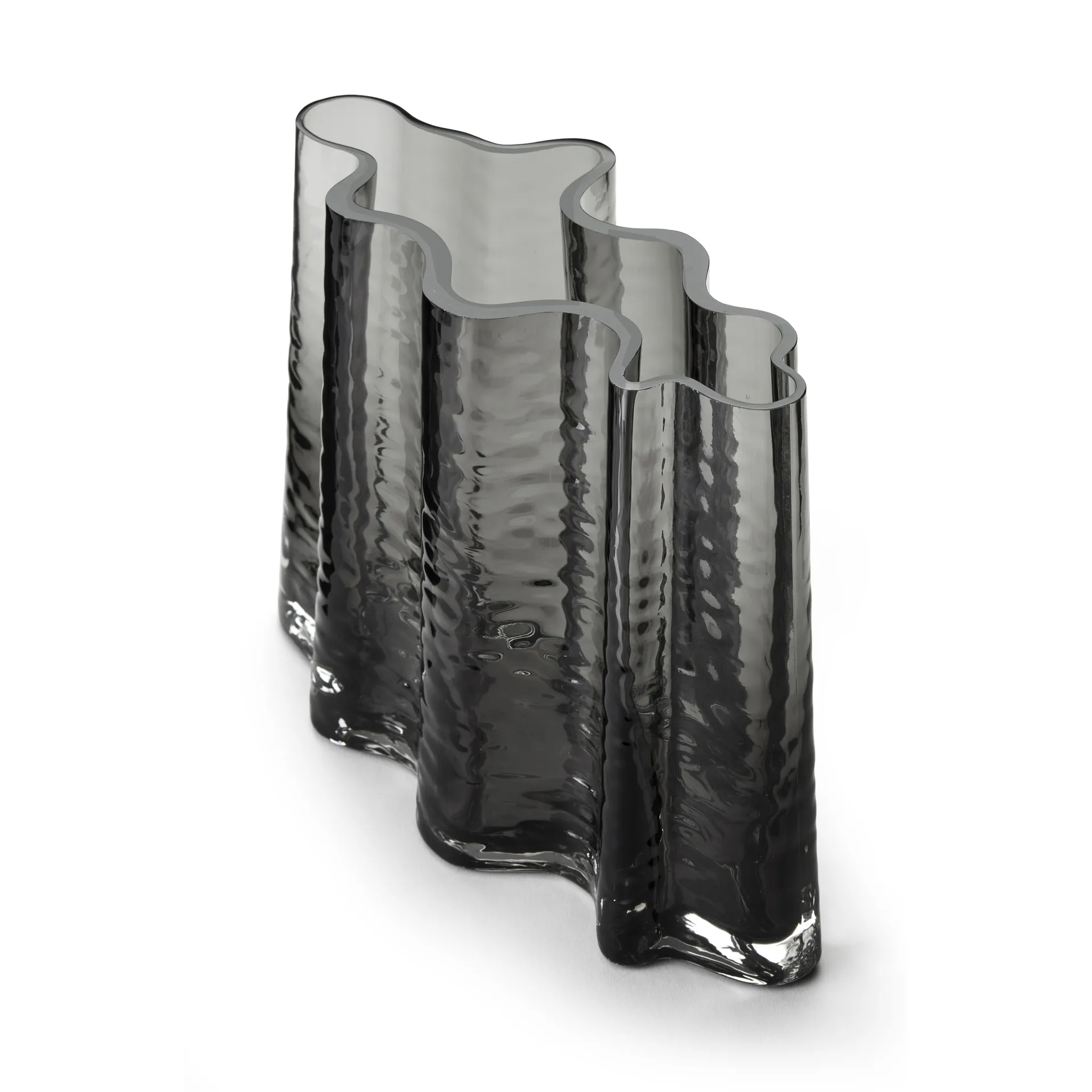 Gry wide vaas 24 cm, Smoke Cooee Design