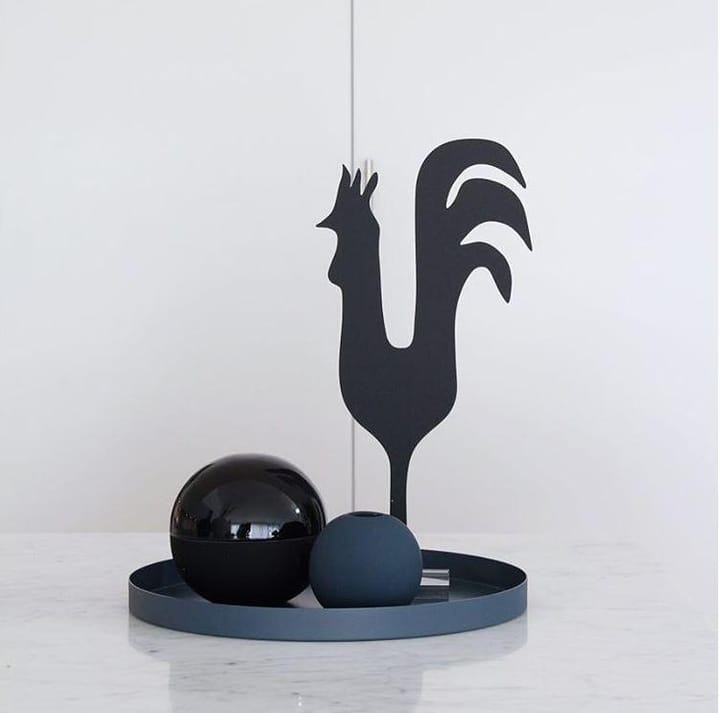 Haantje paasdecoratie 36 cm - Black - Cooee Design