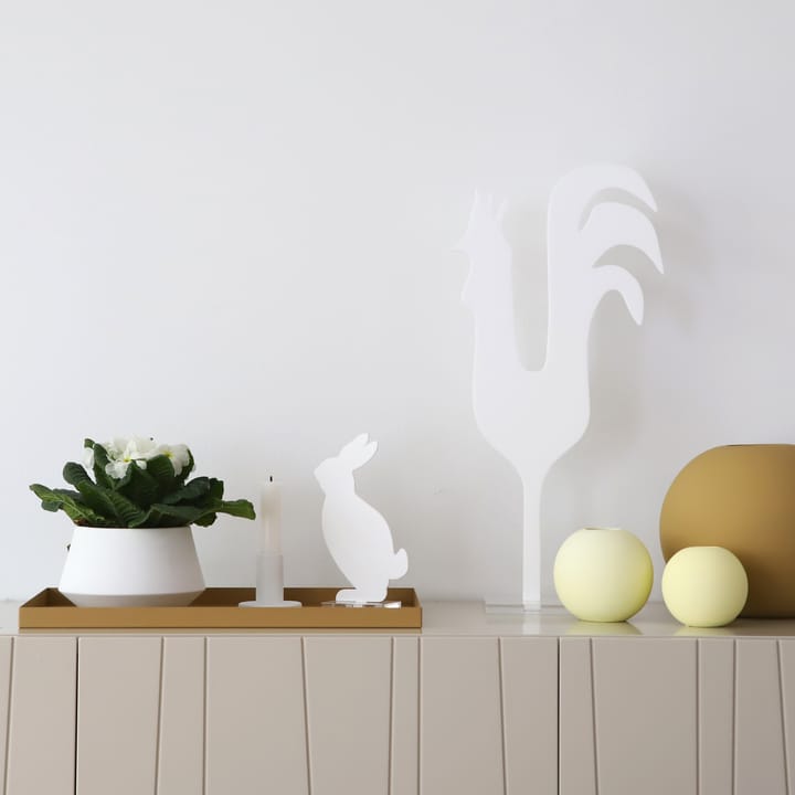 Haantje paasdecoratie 47 cm - White - Cooee Design