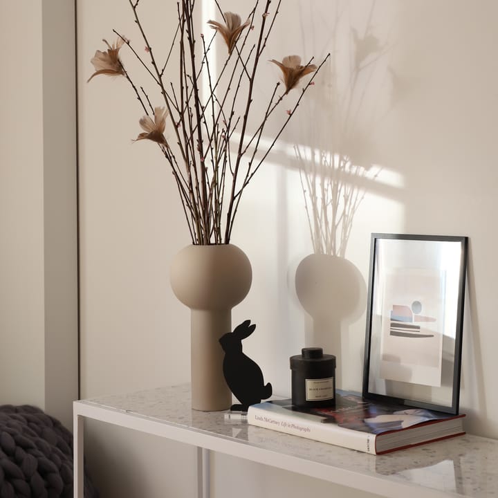 Haasje paasdecoratie 18 cm - Black - Cooee Design