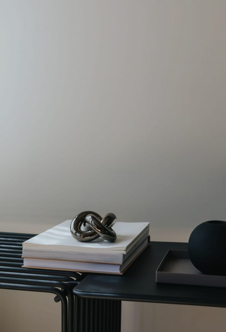 Knot Table small decoratie, Dark Silver Cooee Design