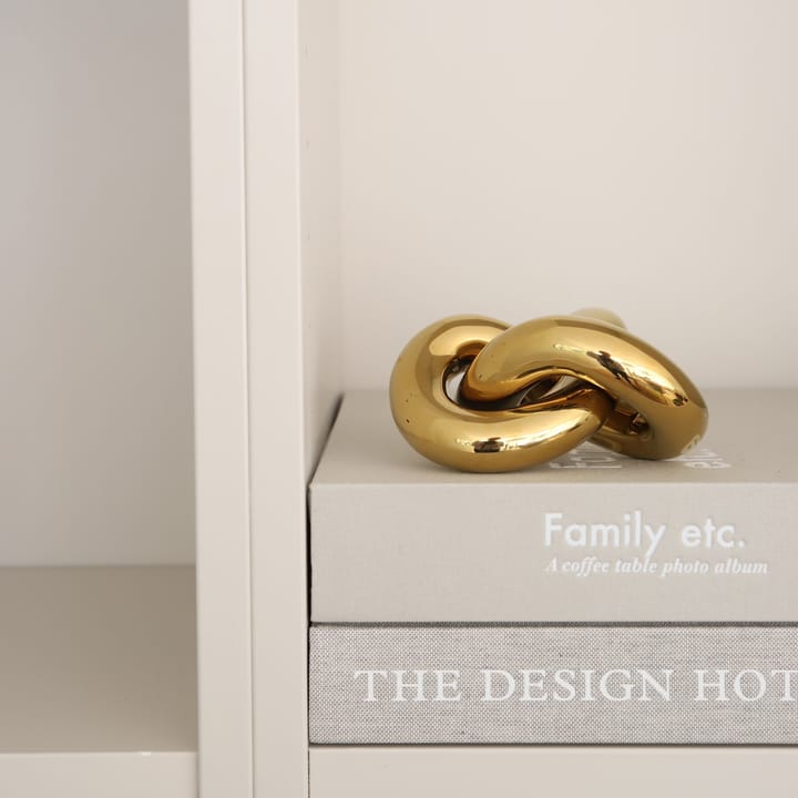Knot Table small decoratie, Light Gold Cooee Design