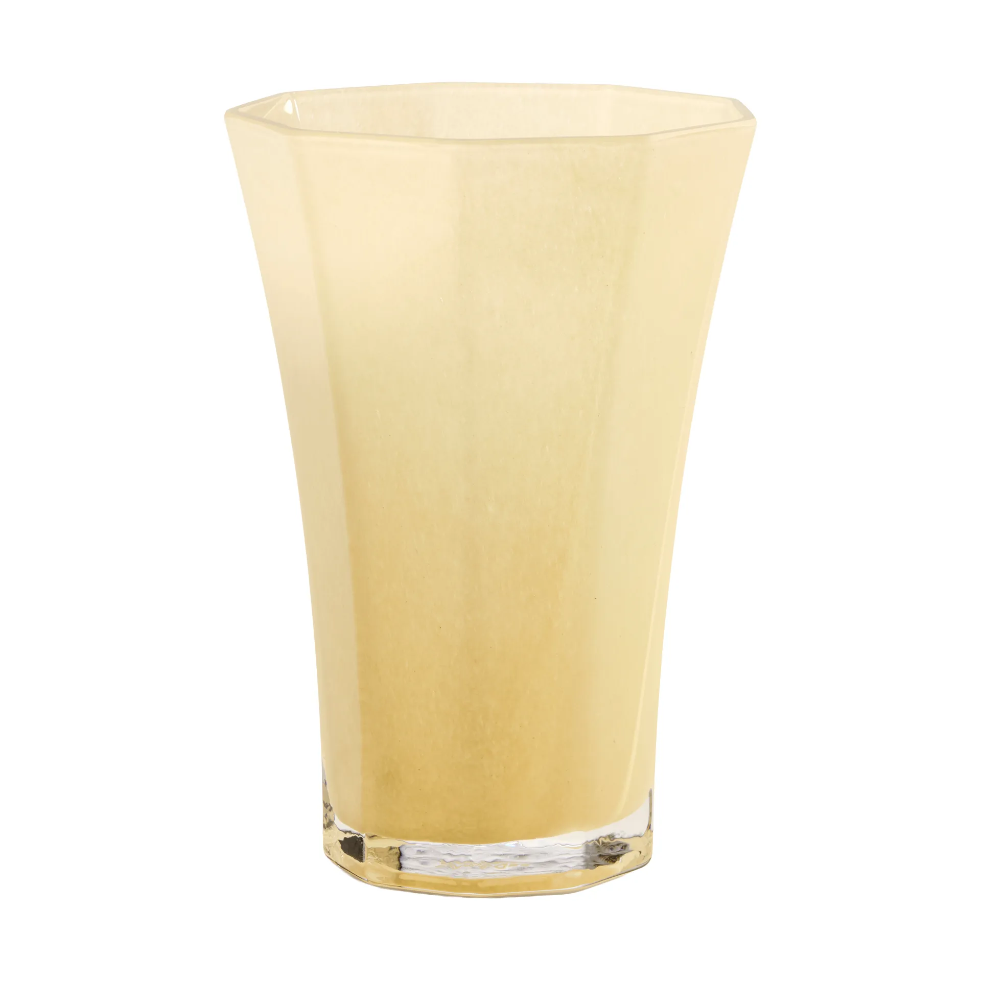 Liliané vaas 28 cm, Botergeel Cooee Design