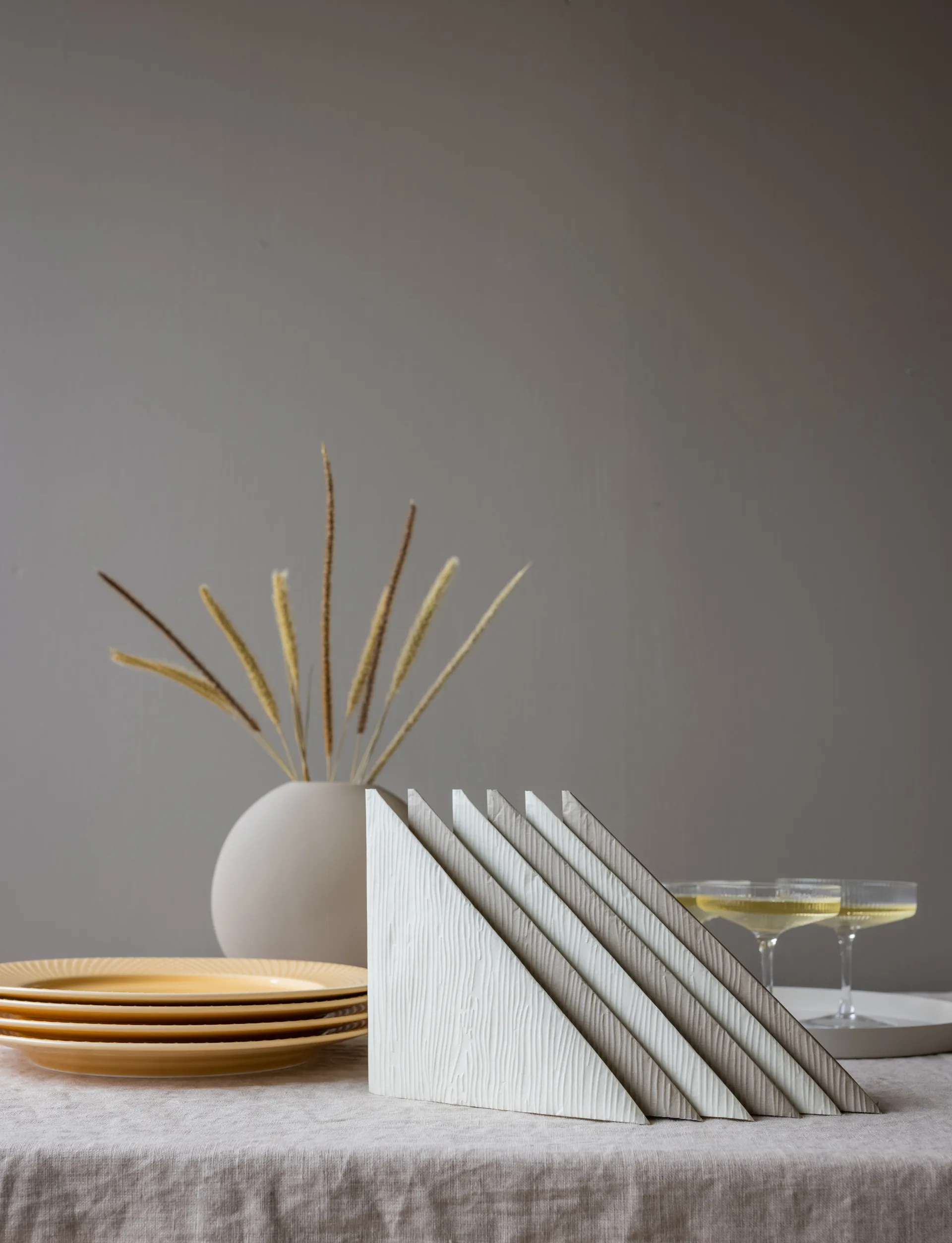 Lines servetten 33x33 cm 18-pack, Sand Cooee Design