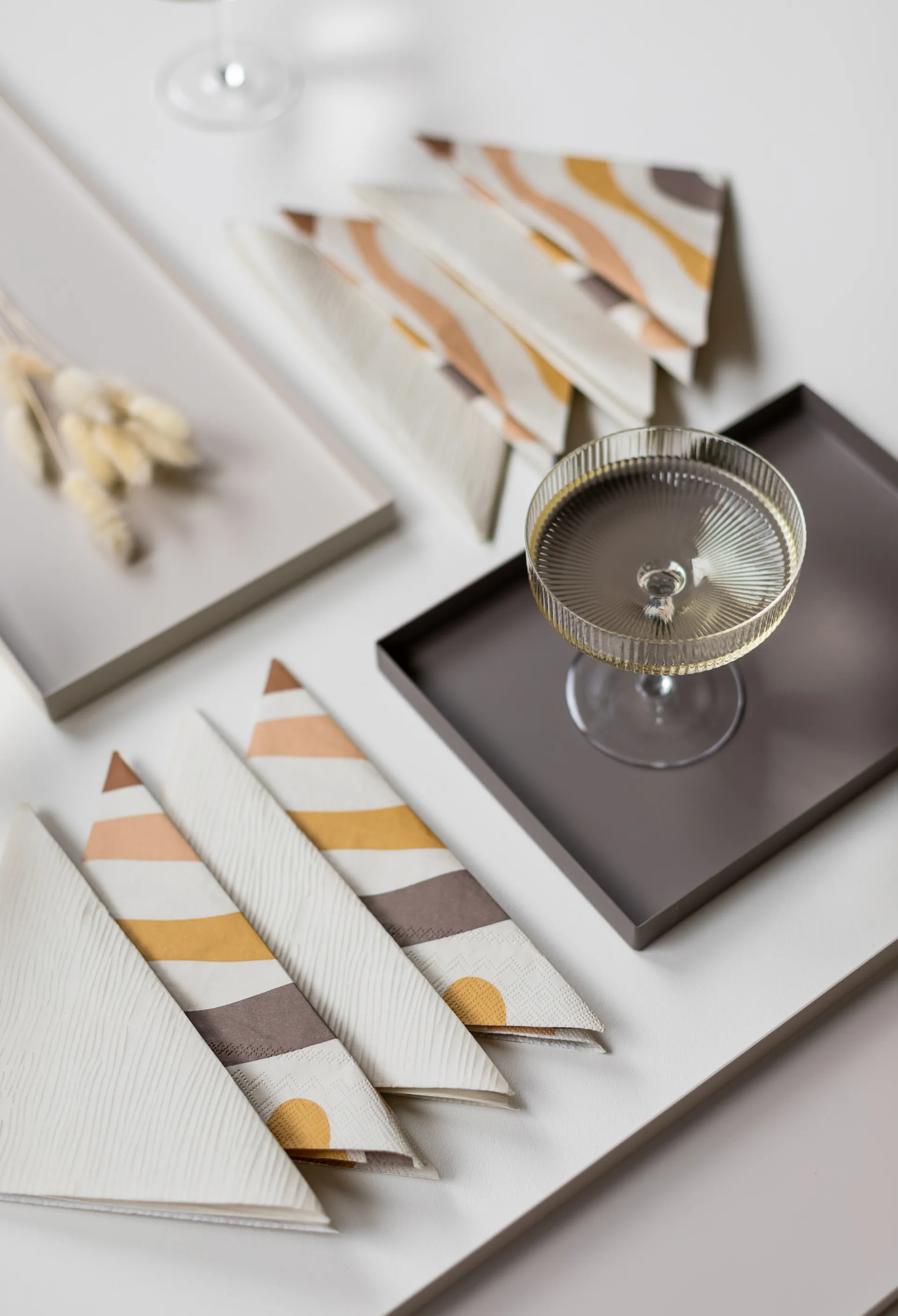 Lines servetten 33x33 cm 18-pack, Shell Cooee Design