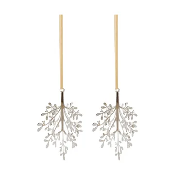 Mistletoe kersthanger 2-pack - Roestvrij staal, 20 cm - Cooee Design