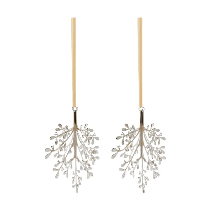 Mistletoe kersthanger 2-pack - Roestvrij staal, 20 cm - Cooee Design