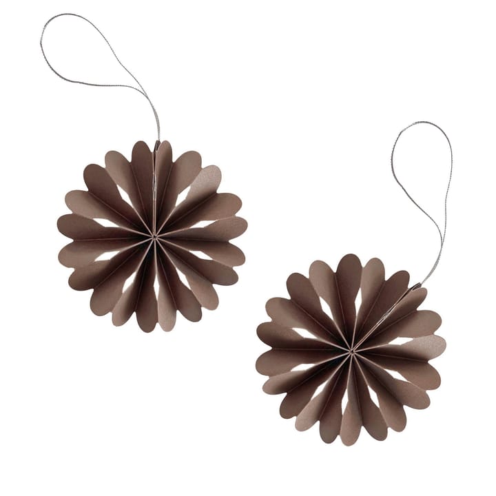 Paper Flowers kersthanger - Coffee - Cooee Design
