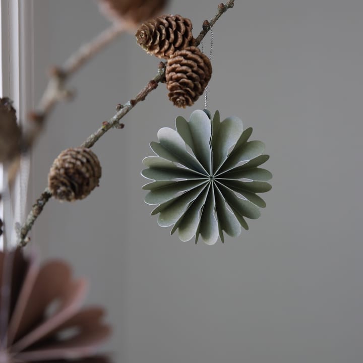 Paper Flowers kersthanger - Sage Green - Cooee Design