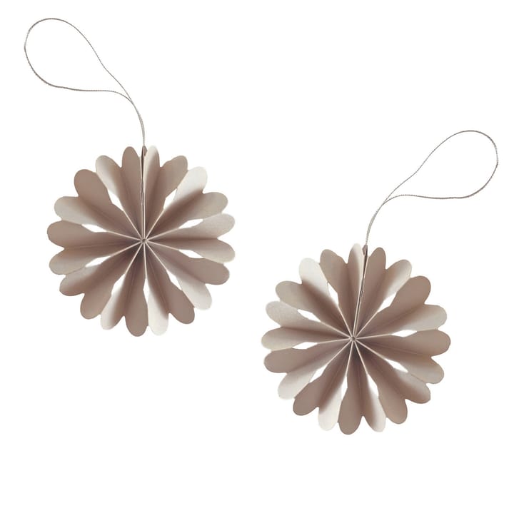 Paper Flowers kersthanger - Sand - Cooee Design