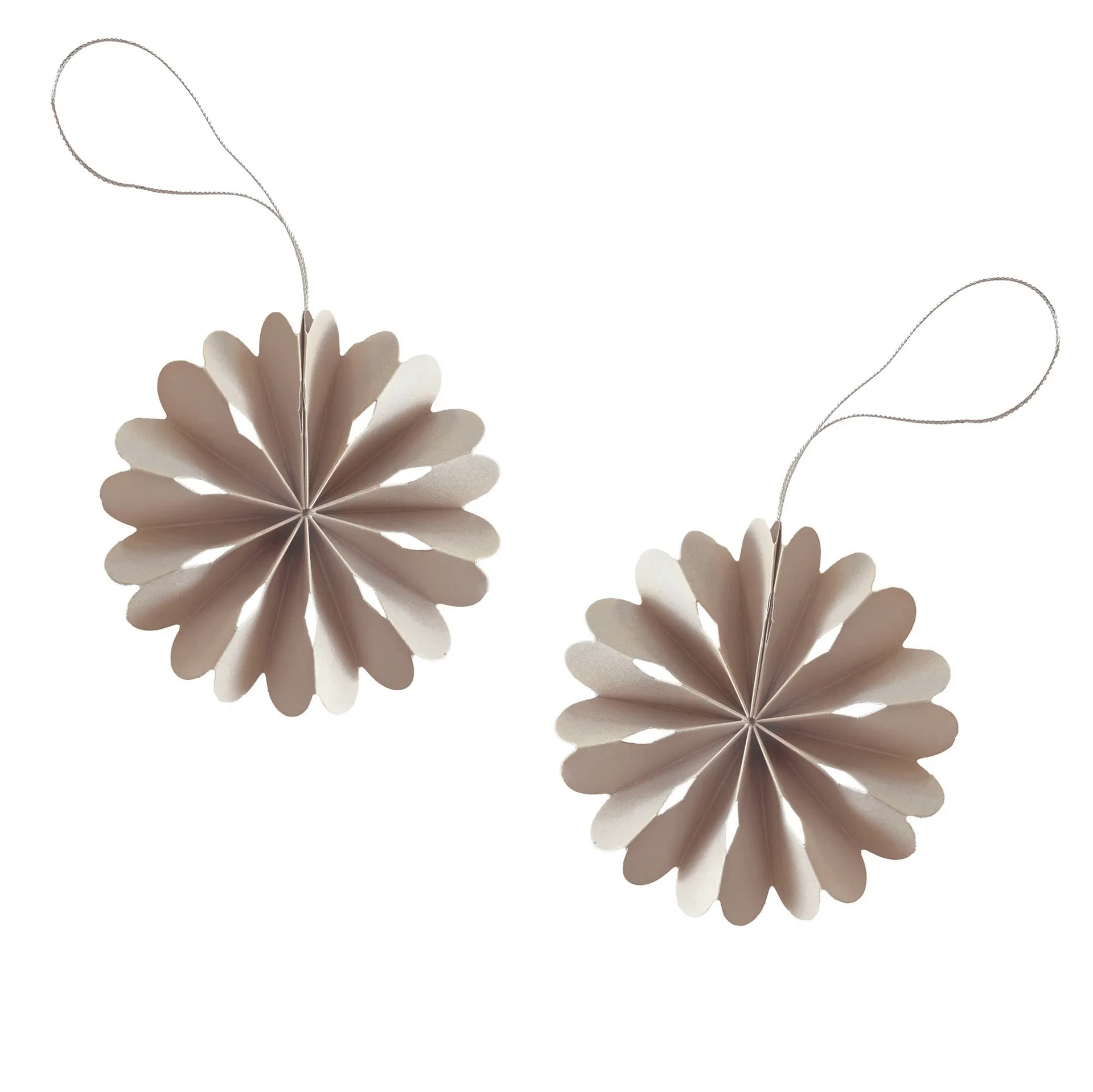 Paper Flowers kersthanger, Sand Cooee Design