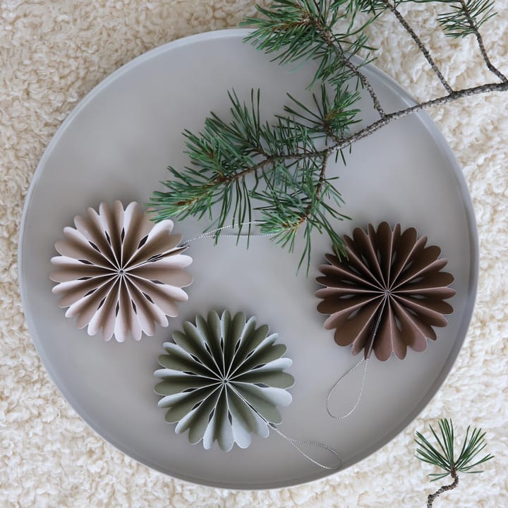 Paper Flowers kersthanger, Sand Cooee Design