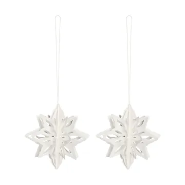Paper Nova star decoratiehanger 2-pack - Natural - Cooee Design