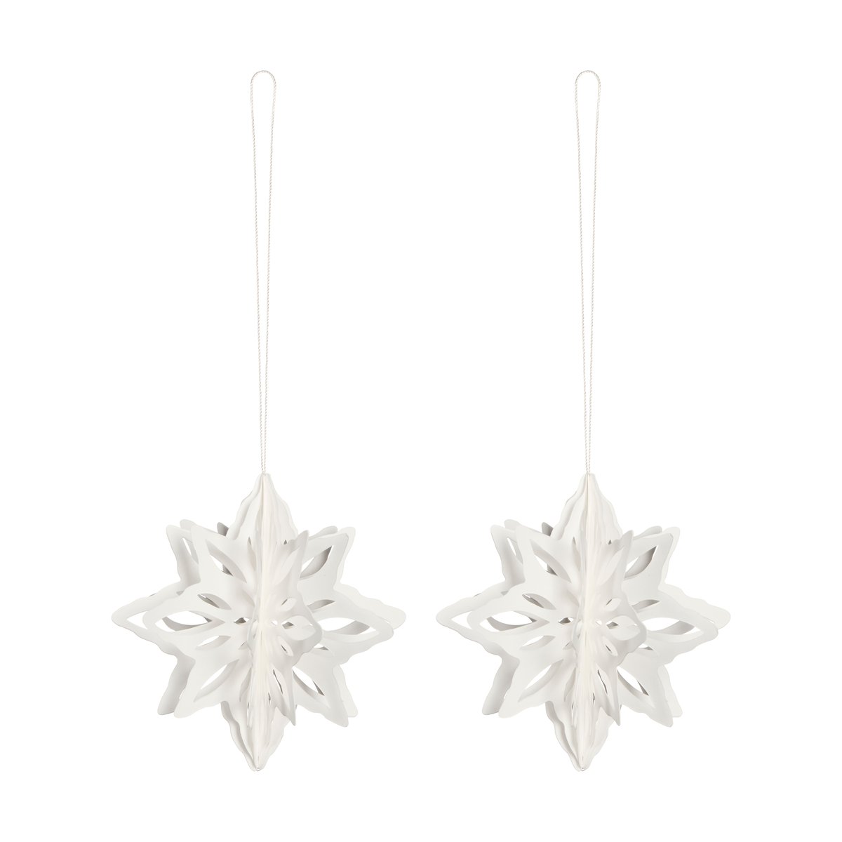 Cooee Design Paper Nova star decoratiehanger 2-pack Natural