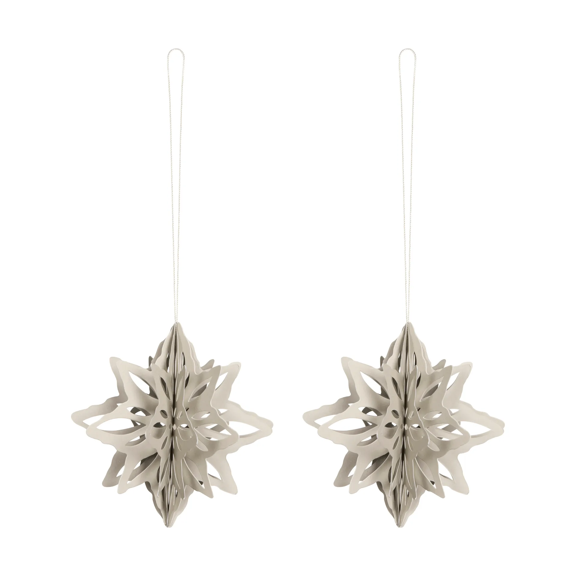 Paper Nova star decoratiehanger 2-pack, Sand Cooee Design